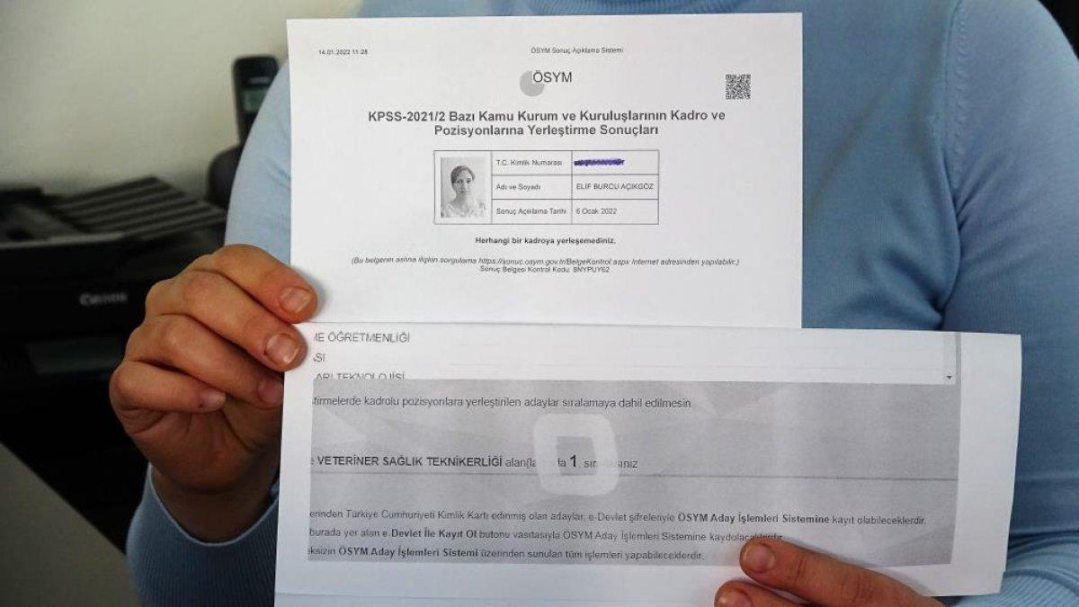 Tokat'ta KPSS’de alanında Türkiye birincisi oldu, atanamadı