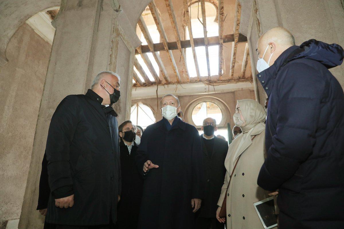 Cumhurbaşkanı Erdoğan Divanhane binasını inceledi