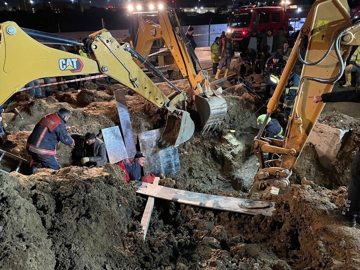 Manisa'da toprak altında kalan işçi hayatını kaybetti