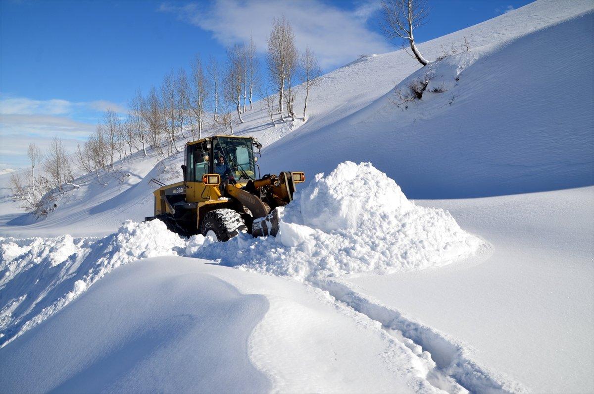 Muş'ta kar kalınlığı, 5 metreyi aştı