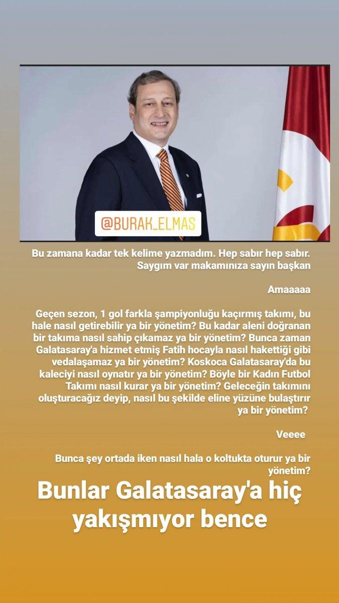 Şahan Gökbakar'dan Burak Elmas'a istifa çağrısı