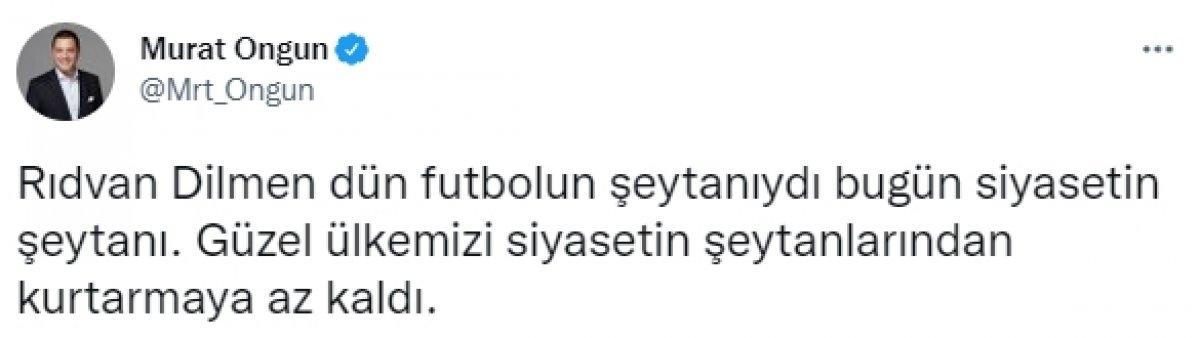 Rıdvan Dilmen'in Ekrem İmamoğlu yorumuna İBB'den cevap geldi