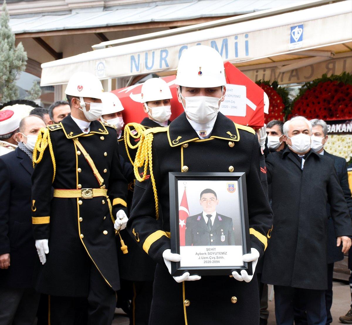 Hakkari şehidi Ayberk Soyutemiz'e veda