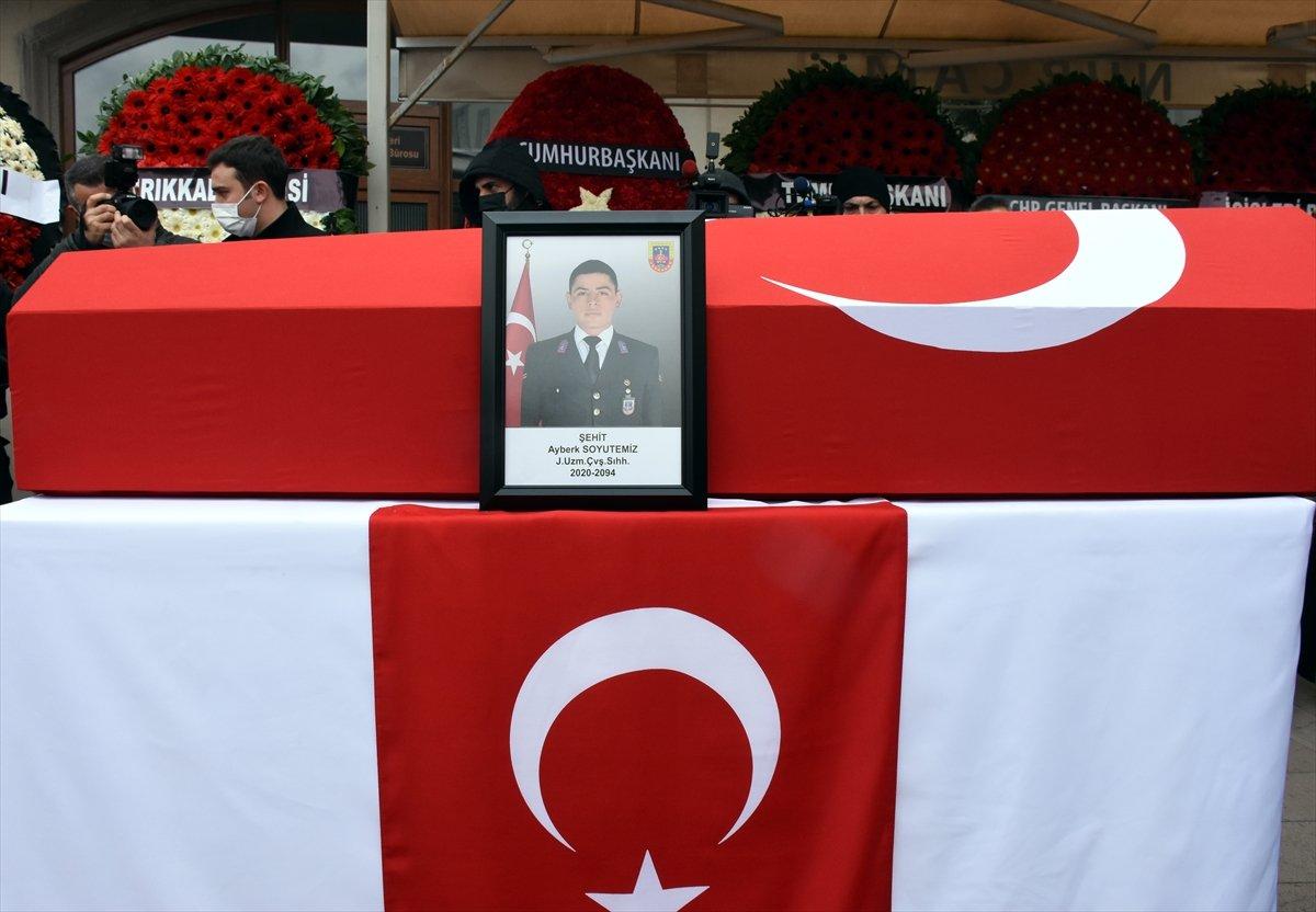 Hakkari şehidi Ayberk Soyutemiz'e veda