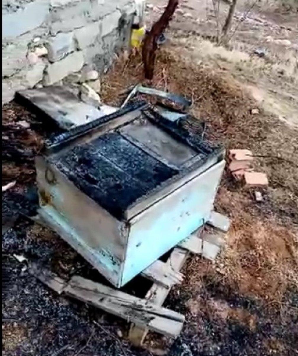 Kahramanmaraş’ta 150 kovan yangında kül oldu