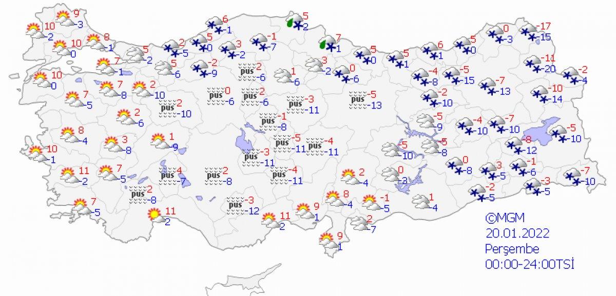 Ülke genelinde kar yağışı etkisini sürdürecek