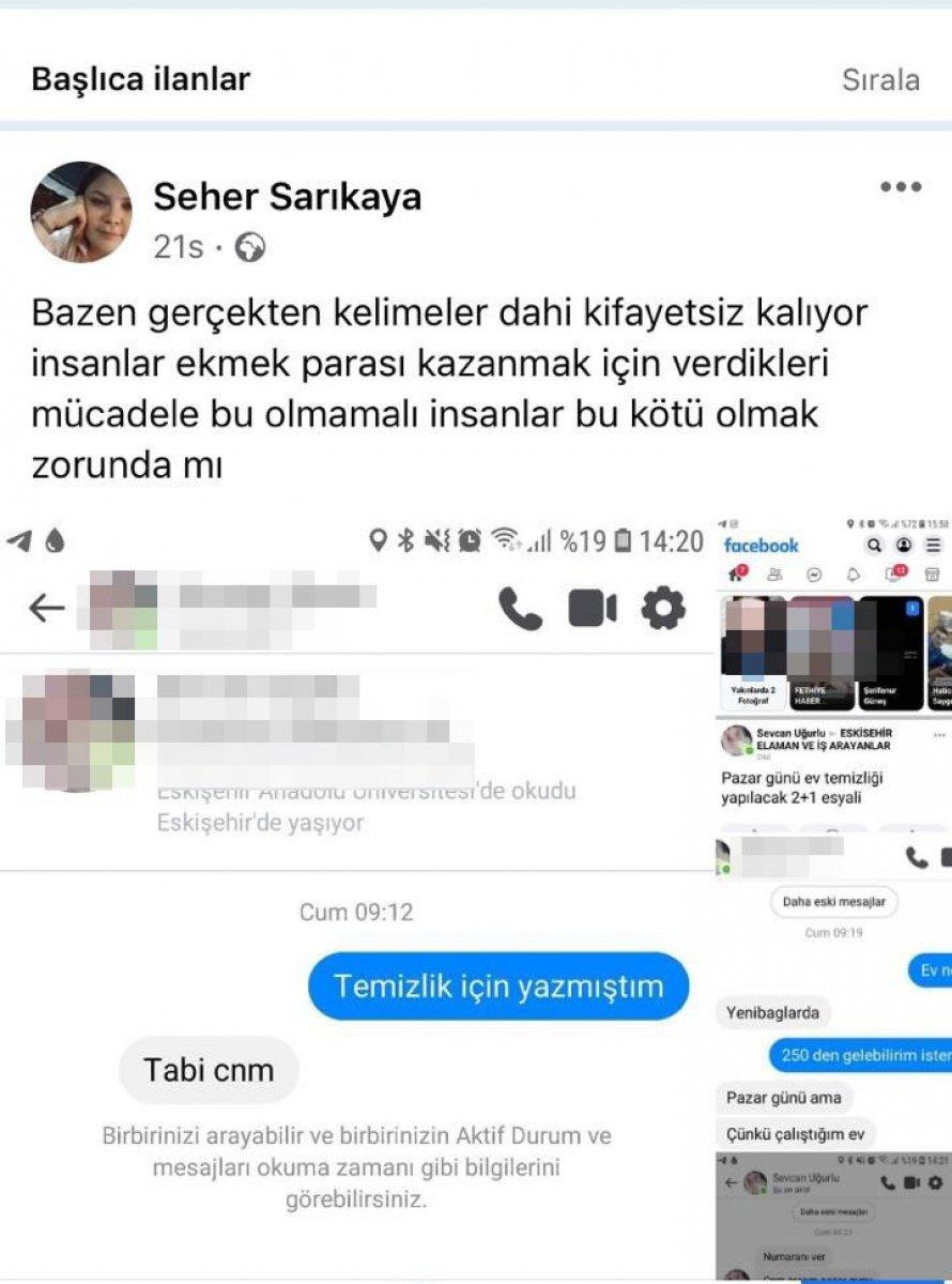 Eskişehir’de kadın, sosyal medyada iş ararken ahlaksız teklifle karşılaştı