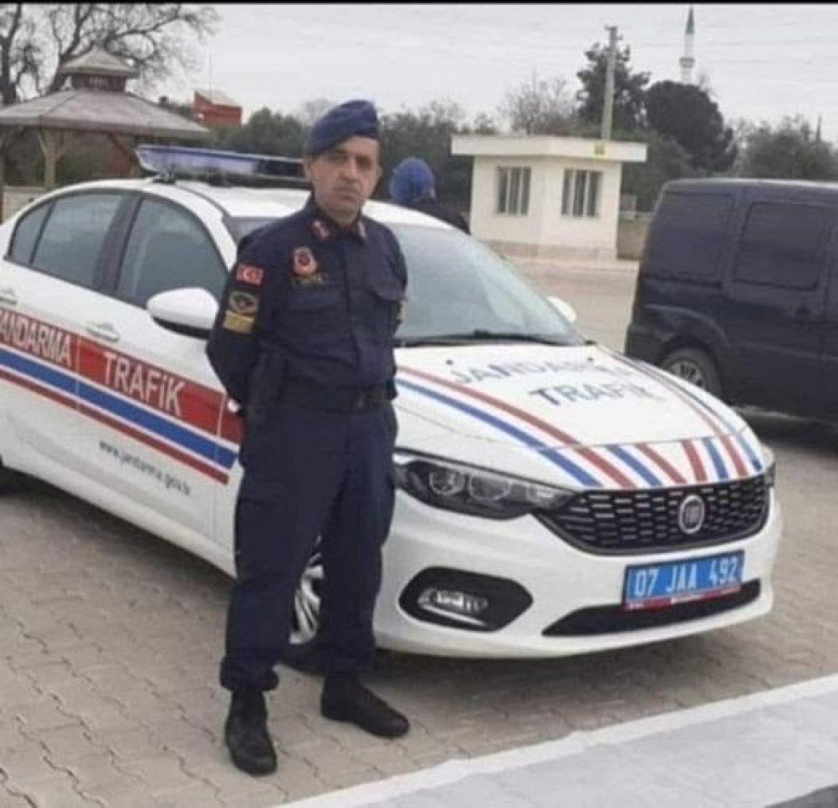 Isparta'daki uzman çavuşun hayatını kaybettiği kaza kamerada