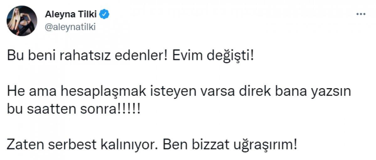 Aleyna Tilki evini değiştirdi