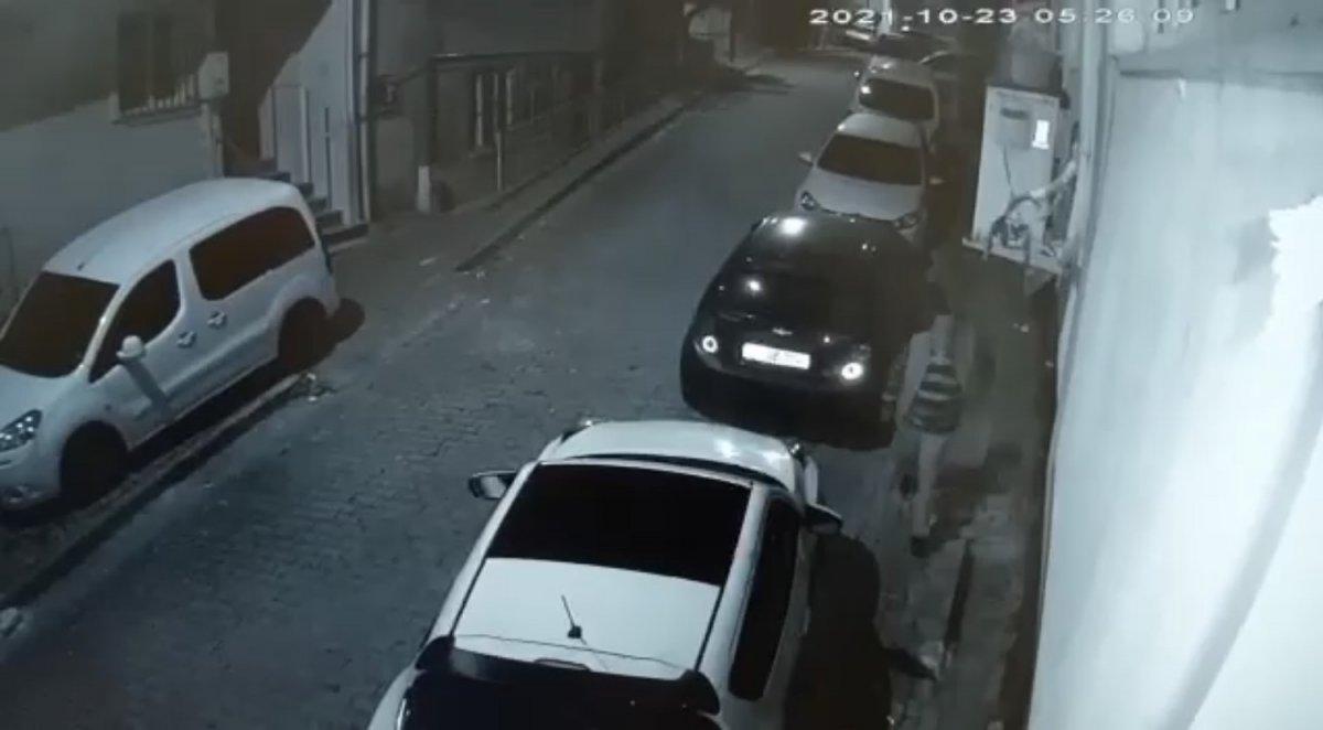 Kağıthane'de inşaat malzemelerini çalan hırsızlar yakalandı