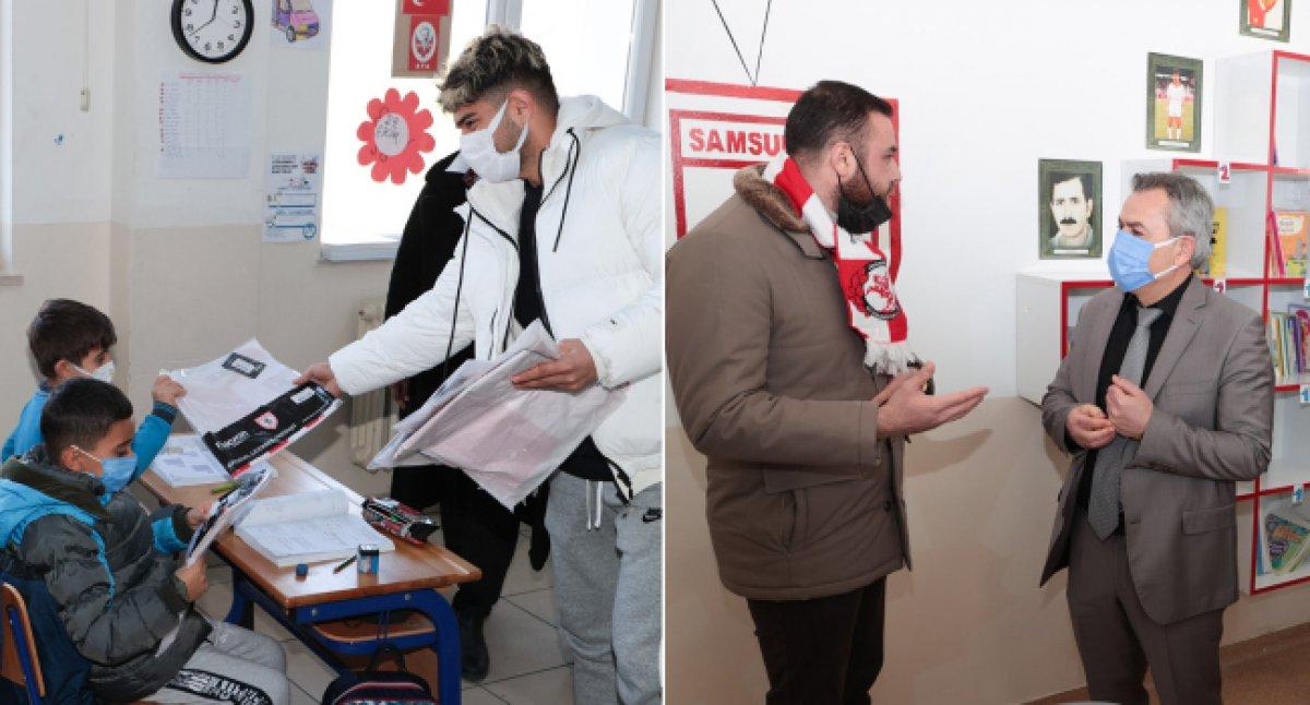 Samsunspor'un efsanesi Emin Kar'ın adının verildiği kütüphane açıldı