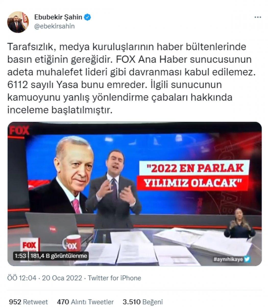 RTÜK Selçuk Tepeli hakkında inceleme başlattı