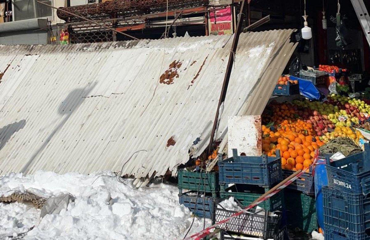 Malatya’da 10 aracın birbirine girdiği anlar kamerada