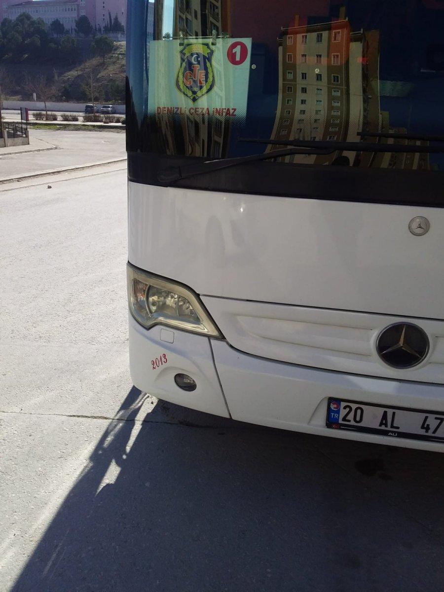 Denizli'de cezaevi servisine kurşunlu saldırı