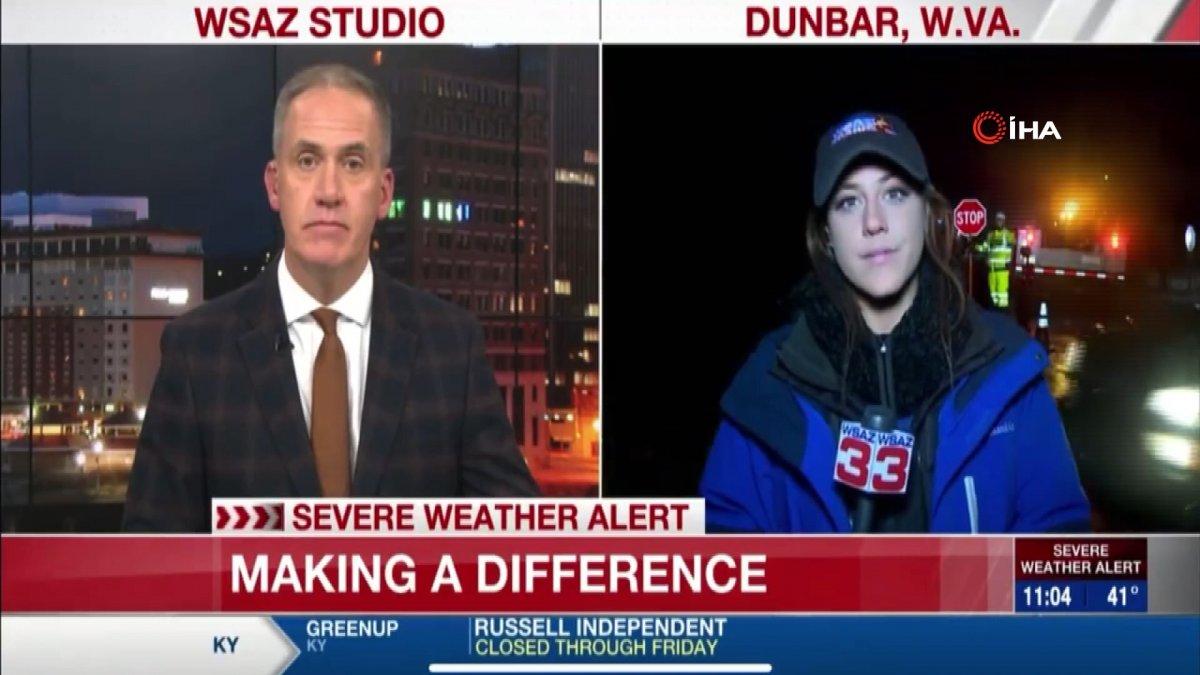 ABD'de muhabire canlı yayında araba çarptı