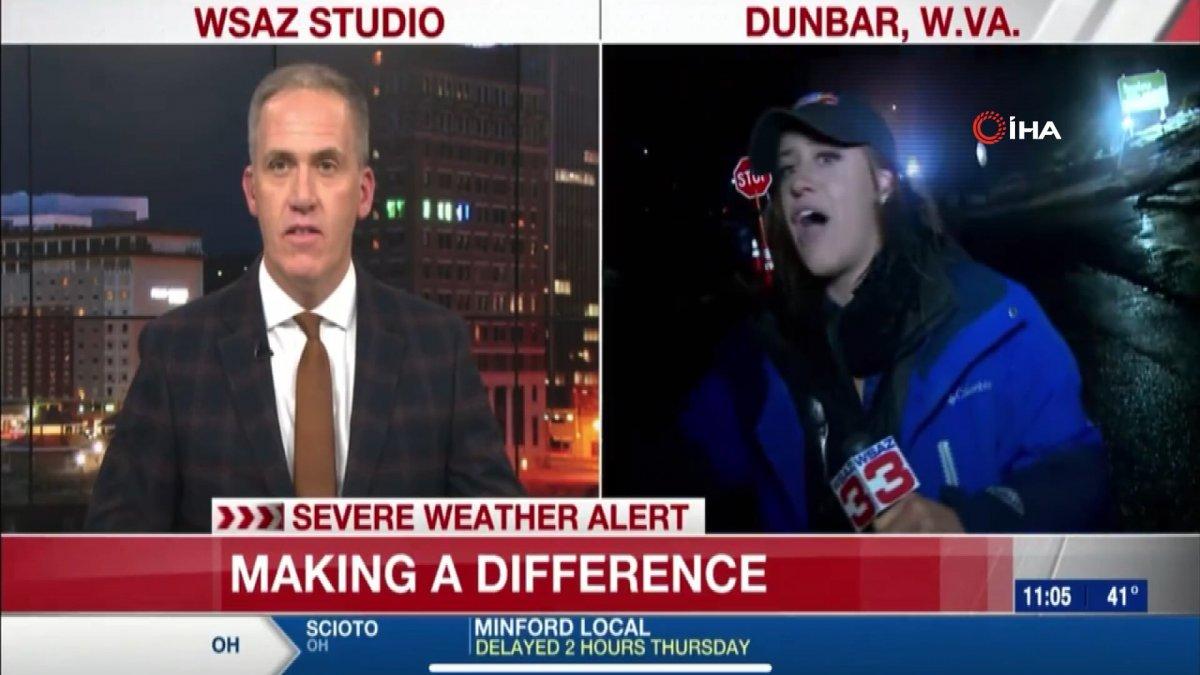 ABD'de muhabire canlı yayında araba çarptı