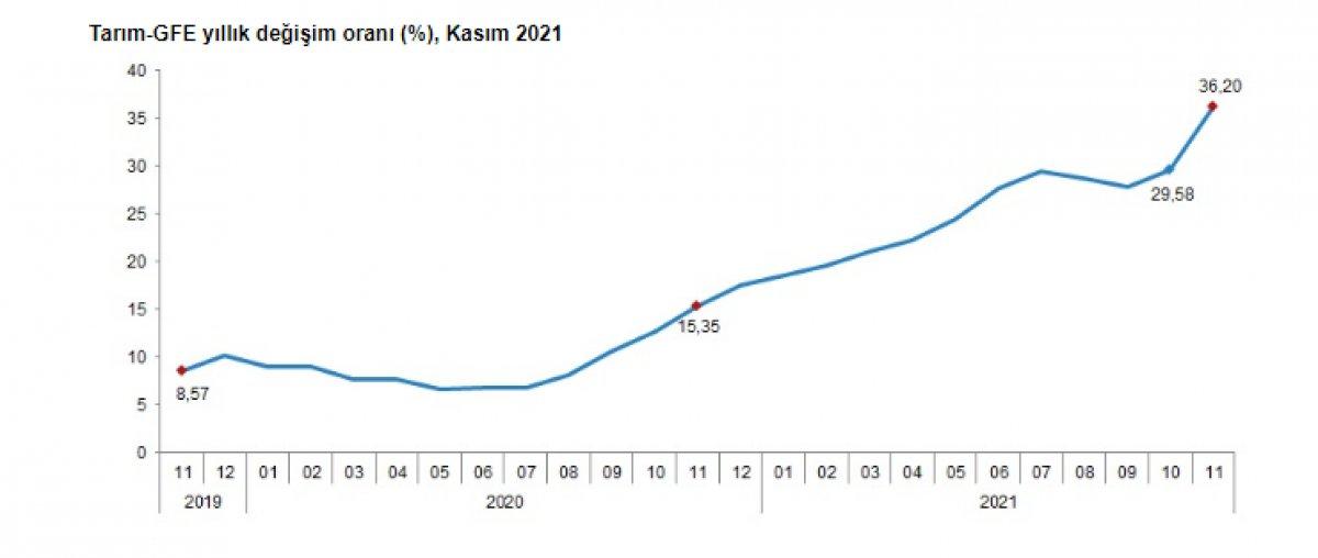 Tarımsal girdi fiyat endeksi açıklandı