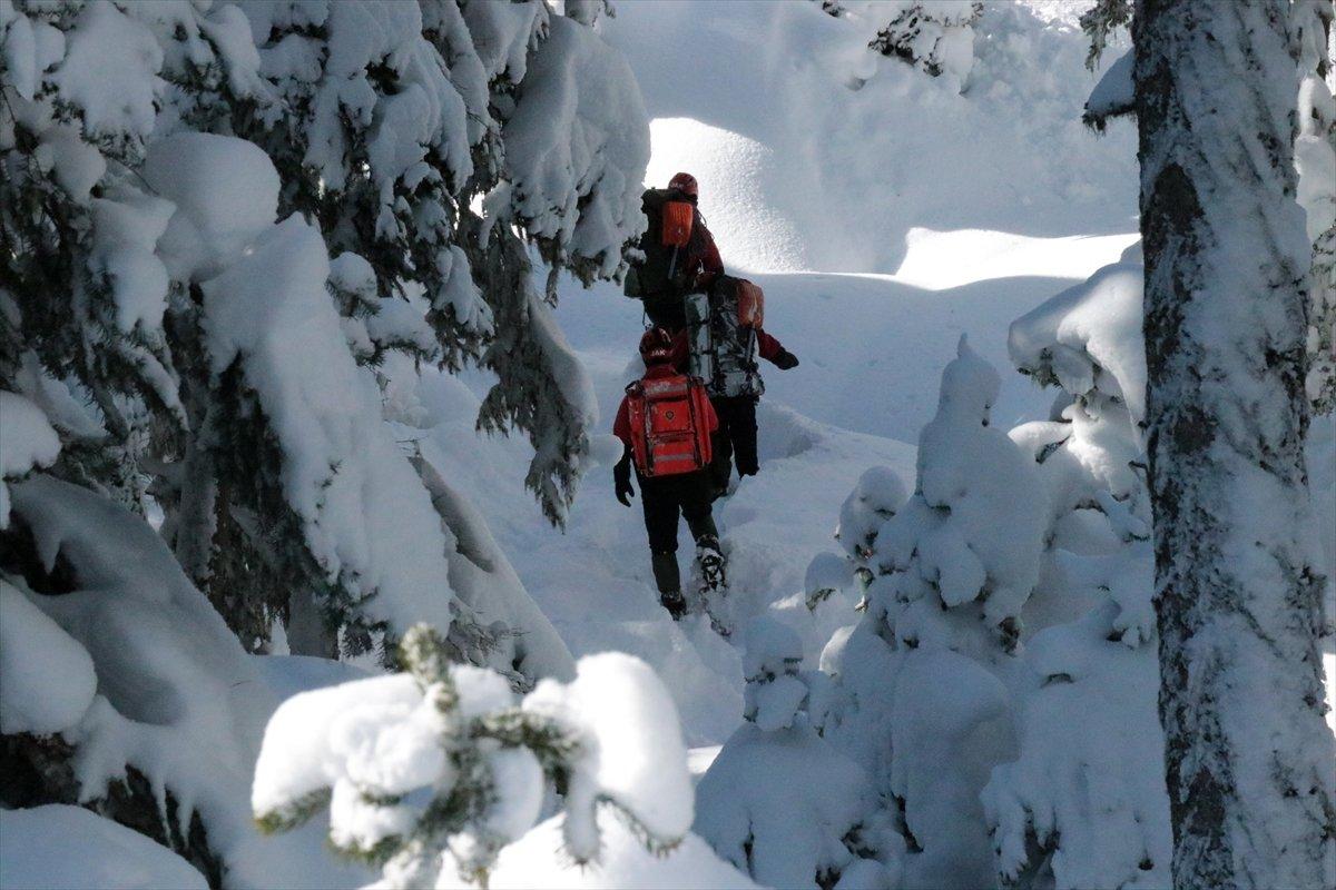 Jandarma timleri, Kartalkaya'da tatbikat yaptı