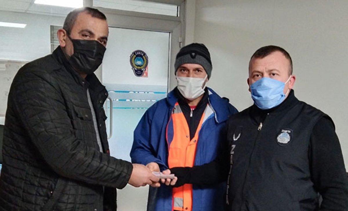 Ordu'da temizlik işçisi 22 bin 200 lirayı sahibine teslim etti