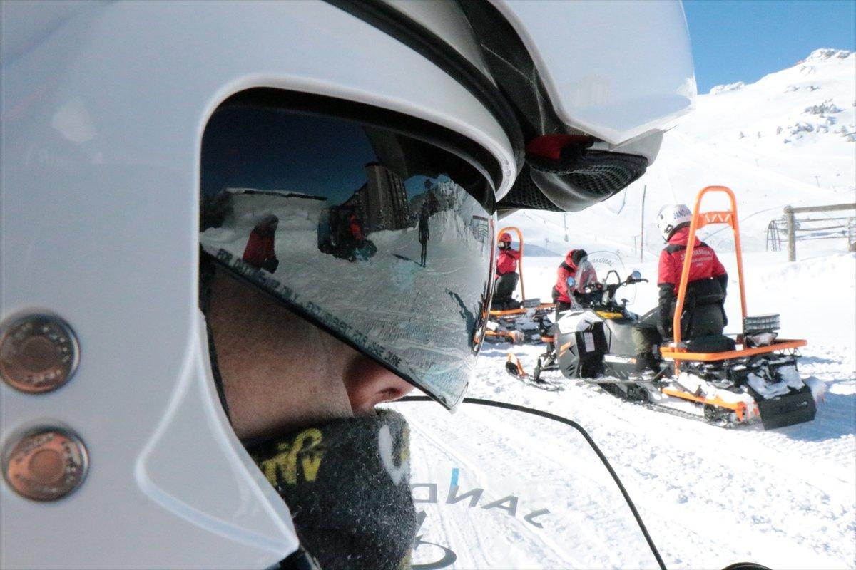 Jandarma timleri, Kartalkaya'da tatbikat yaptı