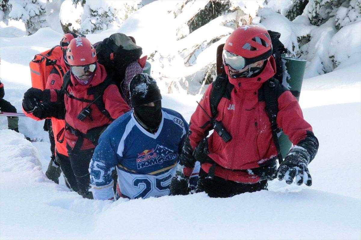 Jandarma timleri, Kartalkaya'da tatbikat yaptı