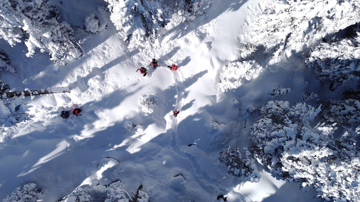 Jandarma timleri, Kartalkaya'da tatbikat yaptı