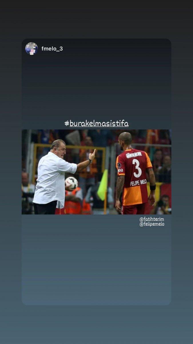 Melo'dan paylaşım: Burak Elmas istifa