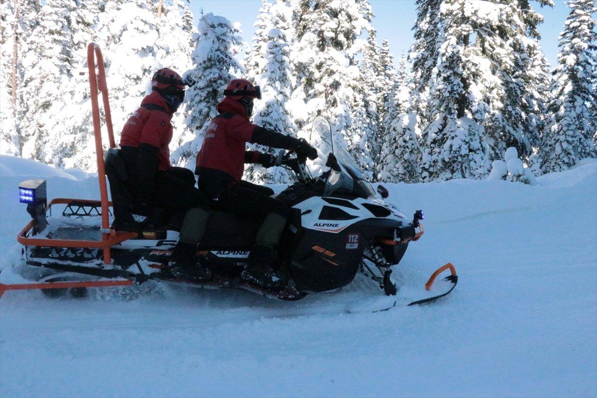 Jandarma timleri, Kartalkaya'da tatbikat yaptı