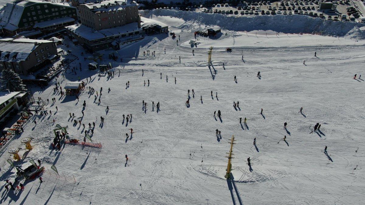 Uludağ’da nefes kesen çığ tatbikatı