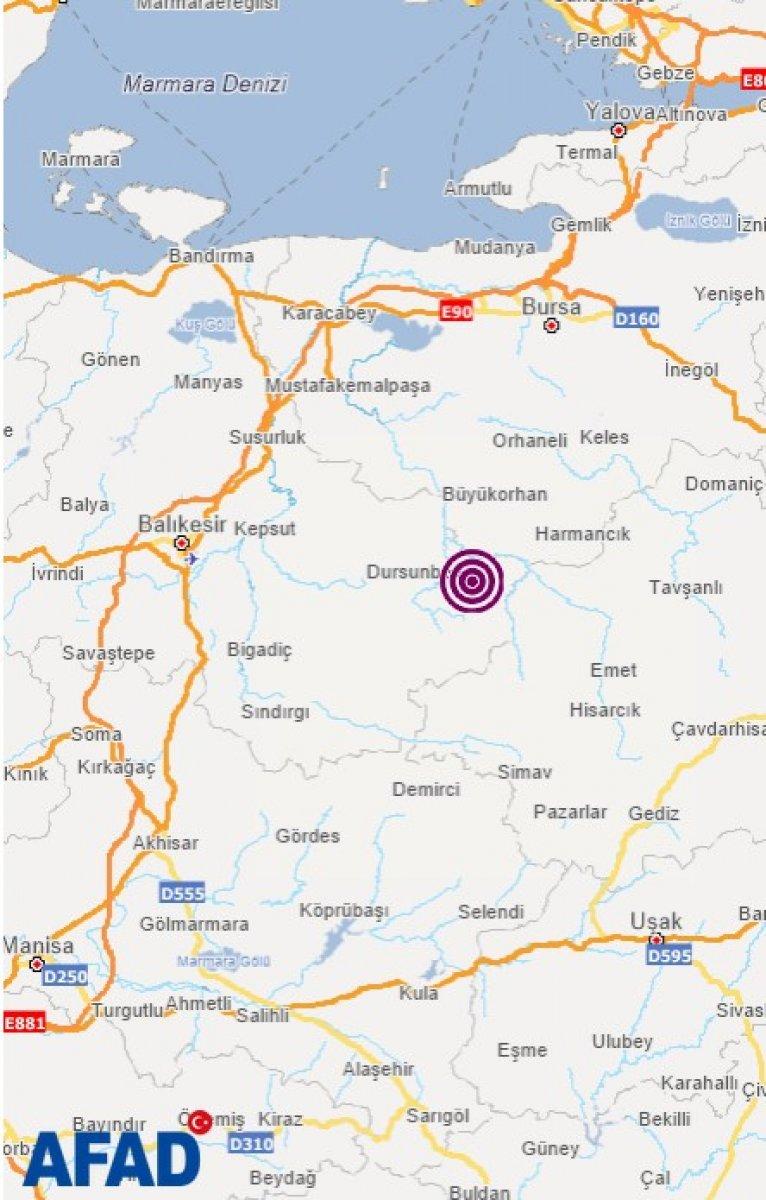 Balıkesir'de 4.7 büyüklüğünde deprem