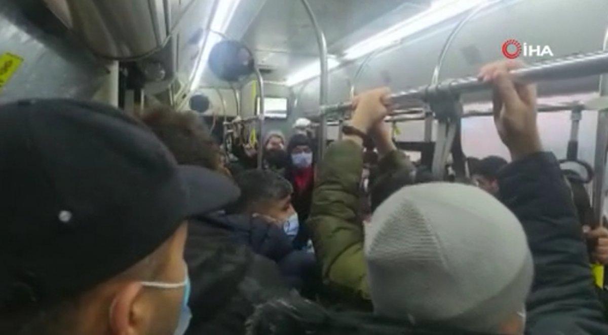 Başakşehir’de otobüste 'kayıp telefon' krizi