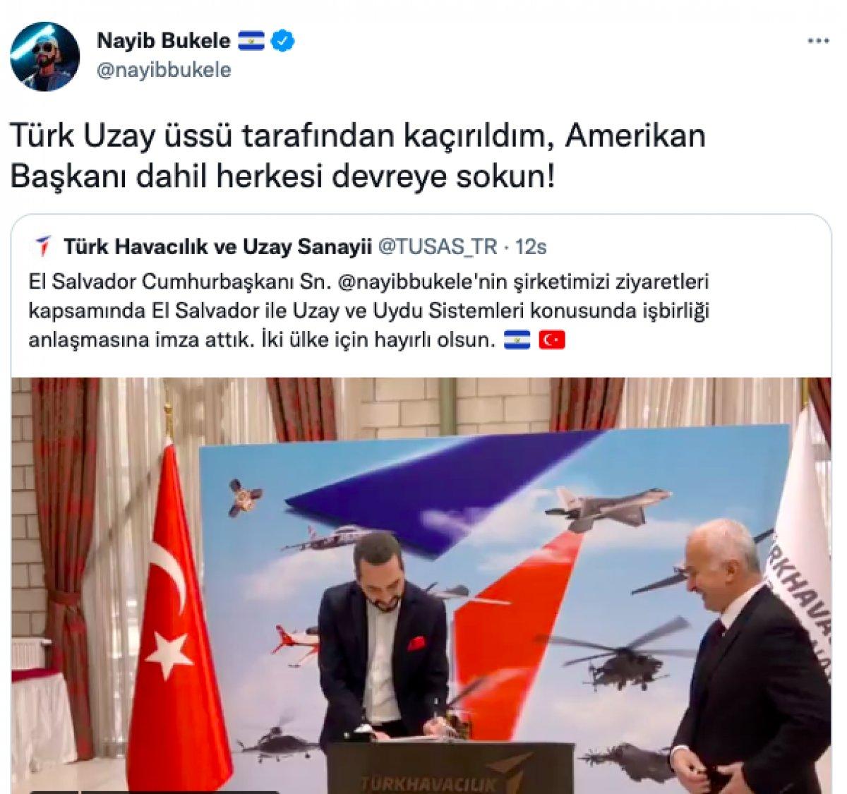 El Salvador Lideri Bukele'den esprili Türkçe paylaşımlar