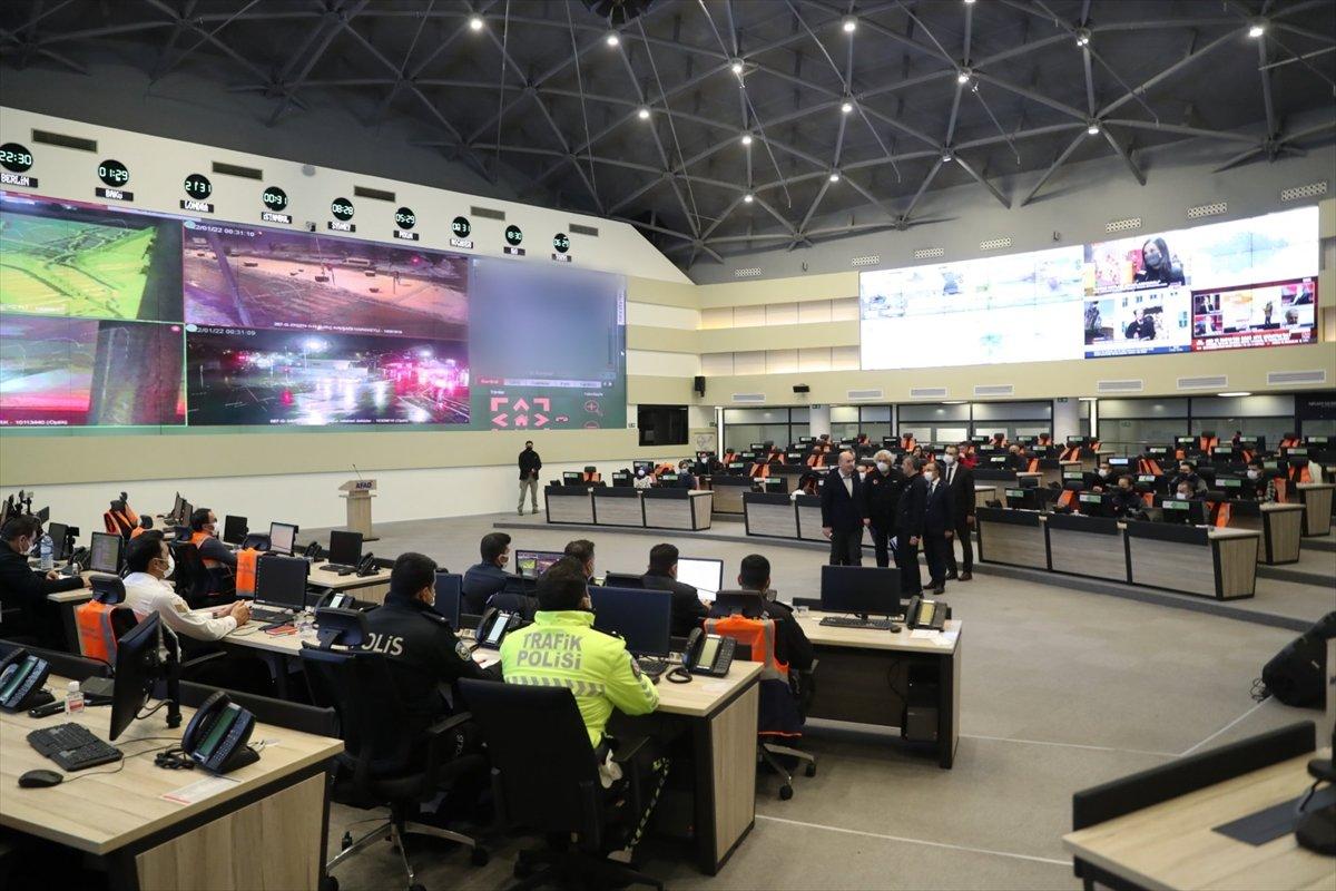 Süleynman Soylu kar yağışına karşı alınan tedbirleri inceledi