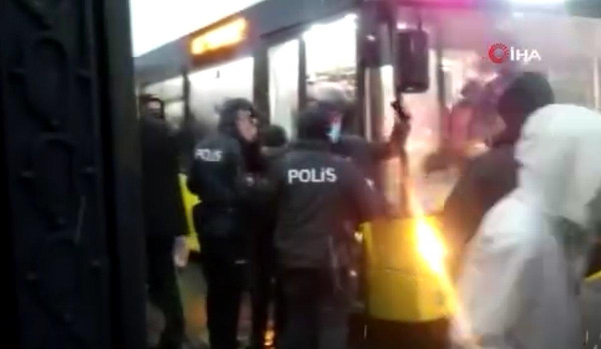 Başakşehir’de otobüste 'kayıp telefon' krizi