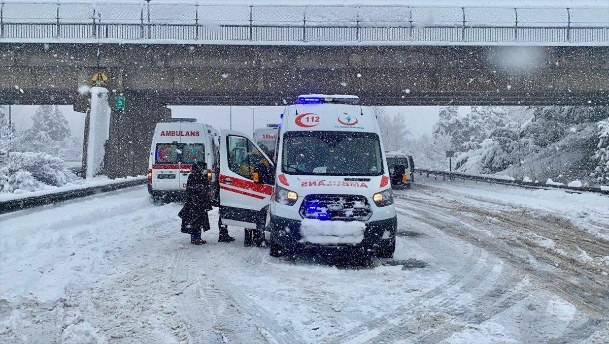 Düzce'de zincirleme kaza, 36 araç çarpıştı