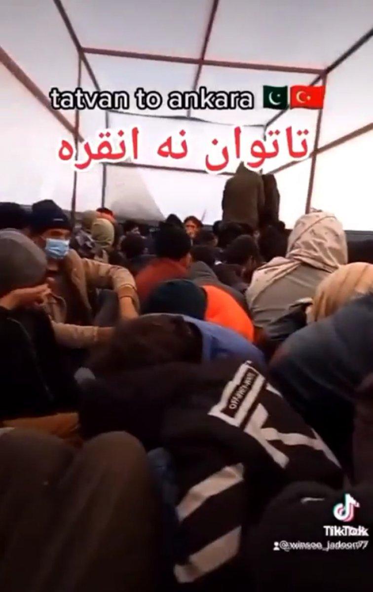 Kaçak göçmenler Türkiye'ye gelişlerini TikTok'ta paylaşıyor