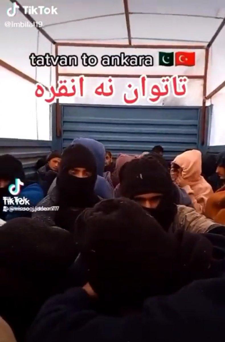 Kaçak göçmenler Türkiye'ye gelişlerini TikTok'ta paylaşıyor