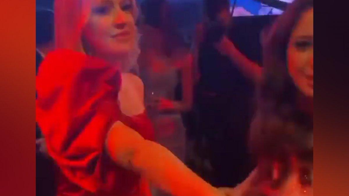 Hadise, sevgilisi Mehmet Dinçerler'in kız kardeşinin düğününde oynadı