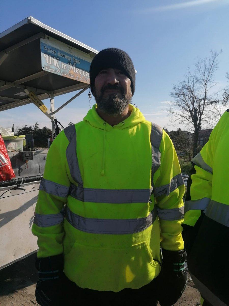 İngiltere’den Mekke’ye yürüyen Adam Muhammed, Silivri’de