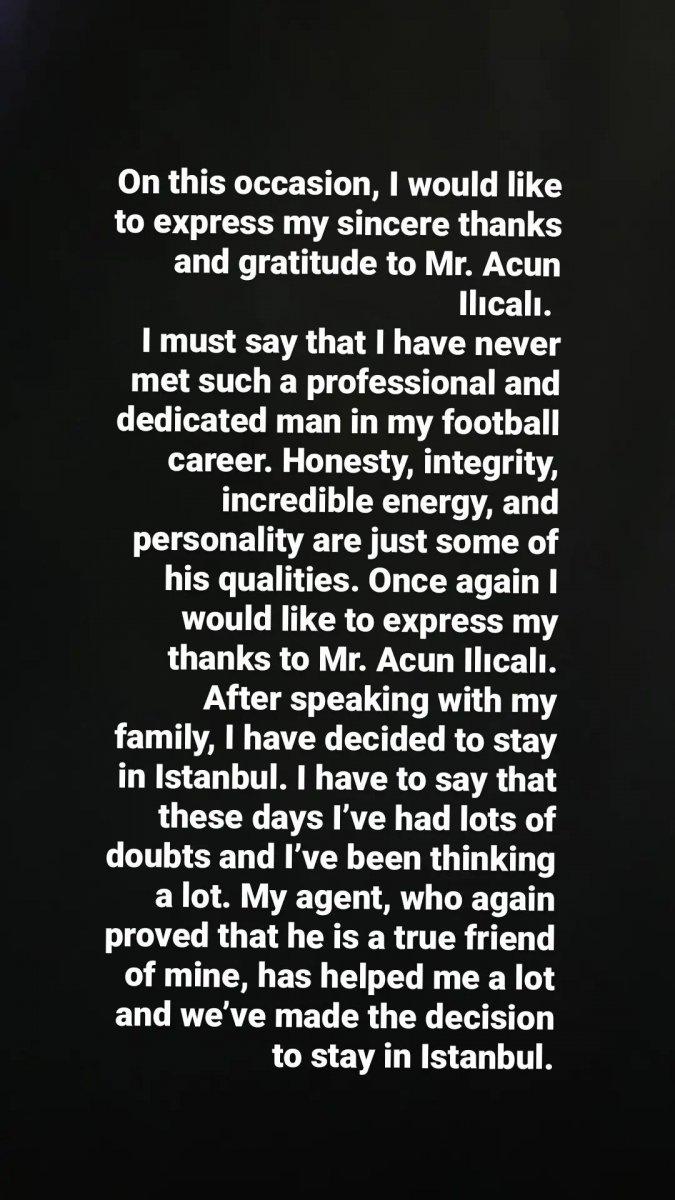 Aleksandar Pesic: İstanbul'da kalacağım