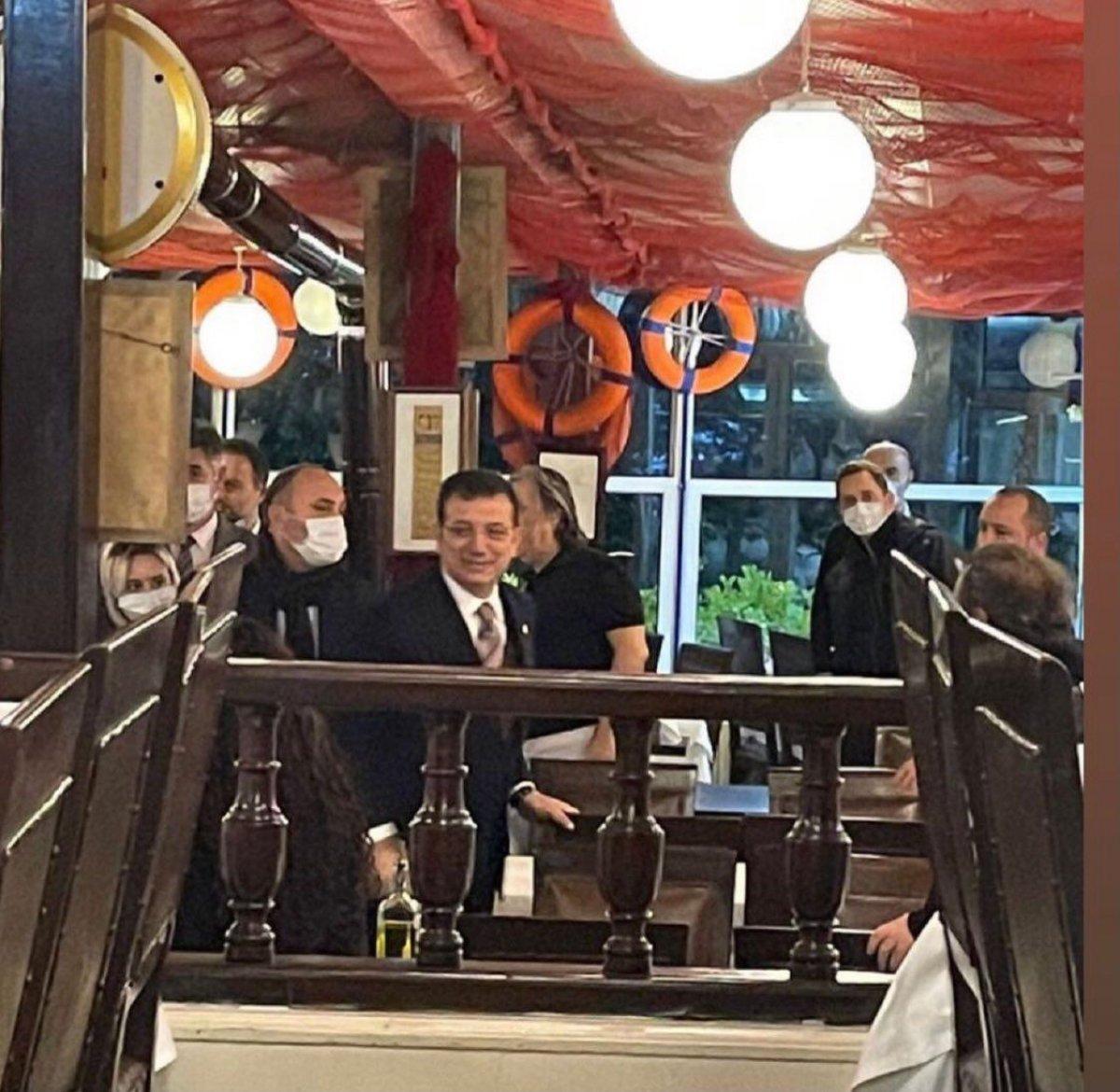 İstanbul kar çilesi çekerken Ekrem İmamoğlu balık keyfinde