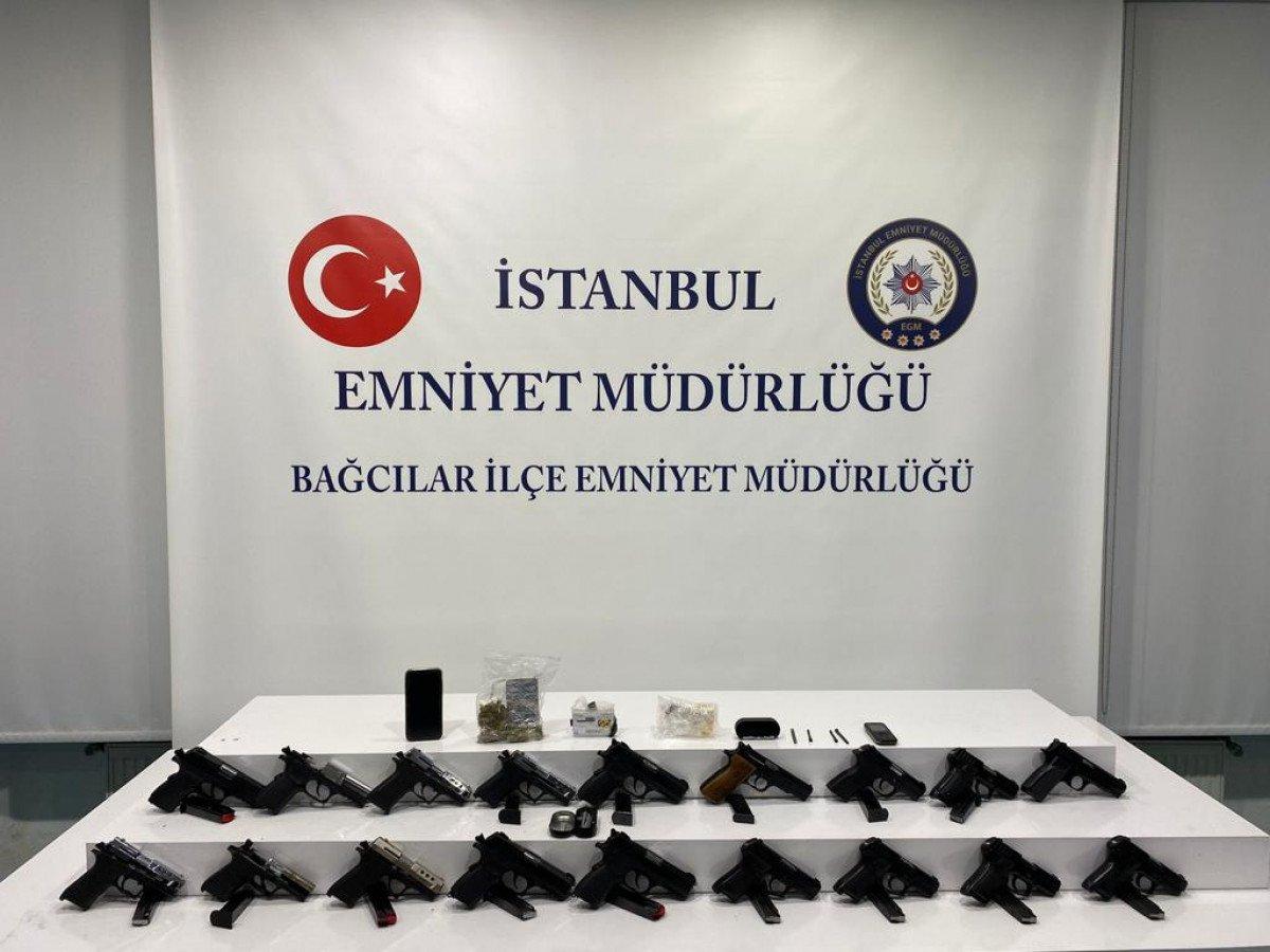 İstanbul’da, silah kaçakçılarına operasyon