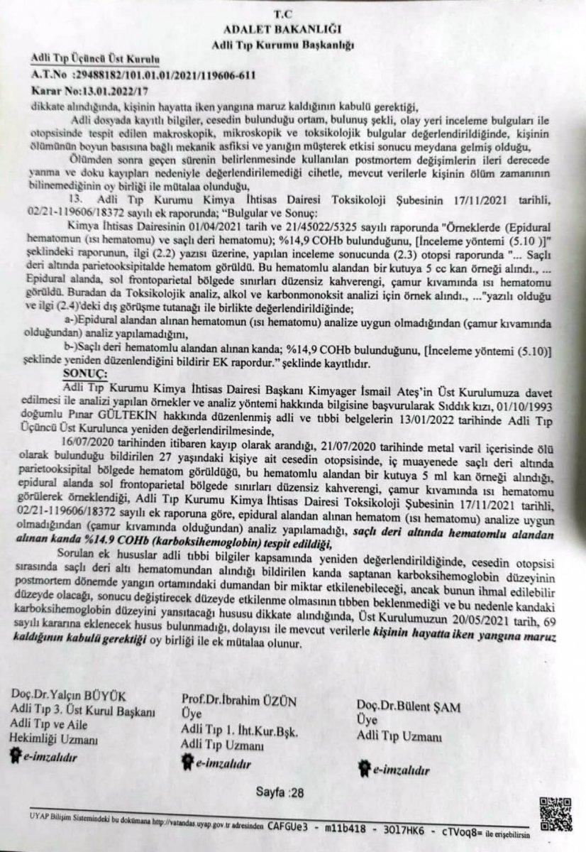 Pınar Gültekin davasında 9'uncu duruşma