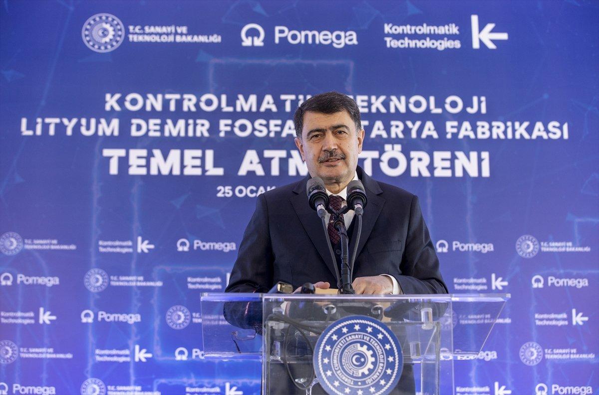 Batarya fabrikasının açılışı yapıldı