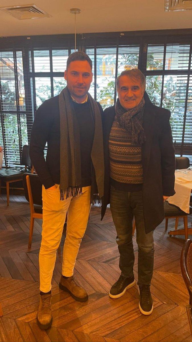 Şenol Güneş ve ekibi yemekte bir araya geldi