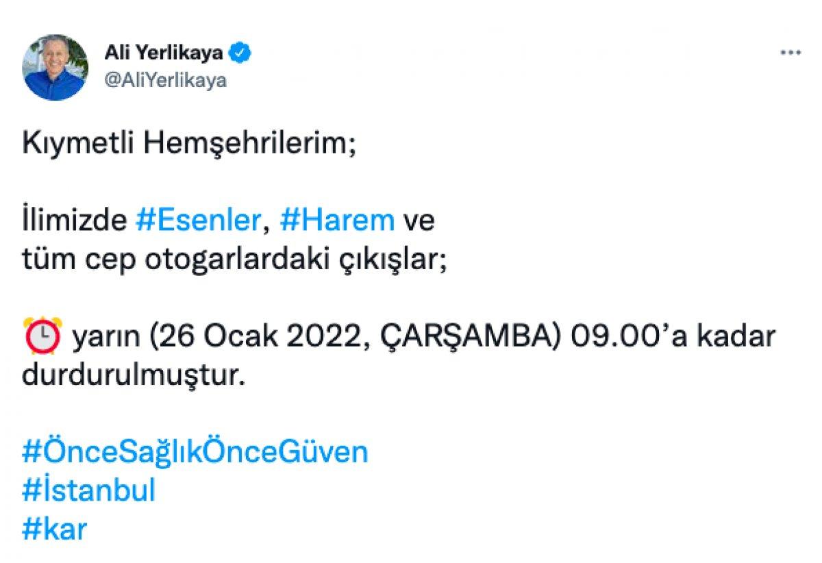 İstanbul'daki otogarlar yarına kadar hizmet vermeyecek