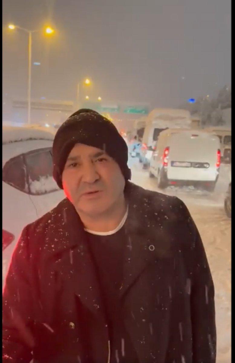 Şafak Sezer yolda kaldı: 6 saattir arabadayız