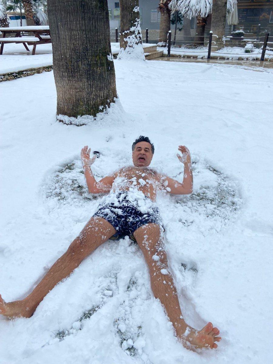 Turistlerin Pamukkale keyfi