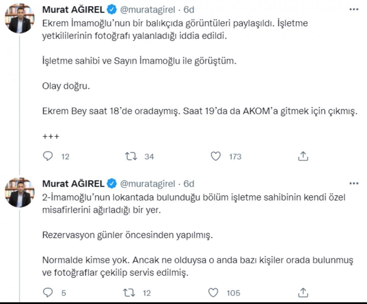 Ekrem İmamoğlu'nun gittiği balıkçı, ziyareti doğruladı