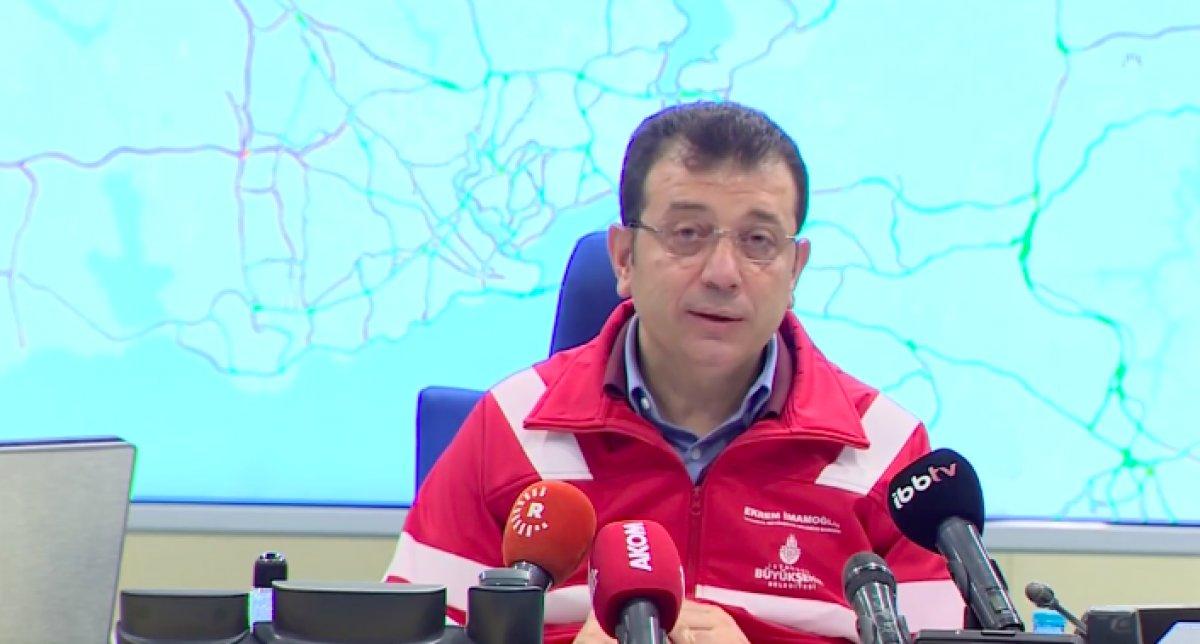 Ekrem İmamoğlu: Kar yağışı, her şeye rağmen bereket